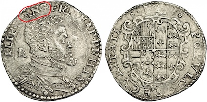 Moneda de Felipe II