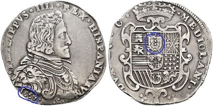 Moneda de Felipe IV
