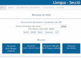 Els diccionaris en línia entrellaçats de l’Institut d’Estudis Catalans i el ‘Diccionari de sinònims’ d’Albert Jané Diccionaris de l'IEC