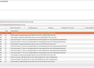 Más herramientas de Okapi Interfaz de Checkmate