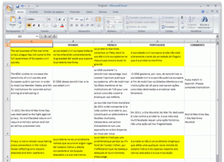 Trabajar con documentos multilingües de Excel con memoQ