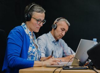 Reseña del taller «Interpretación simultánea remota (ISR)» del Congreso 20.º Aniversario de Asetrad Marcella Bracco y Marcos Randulfe