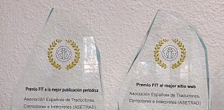 Un Premio FIT para ‘La Linterna’; dos para Asetrad Premios FIT para Asetrad y para La Linterna del Traductor.